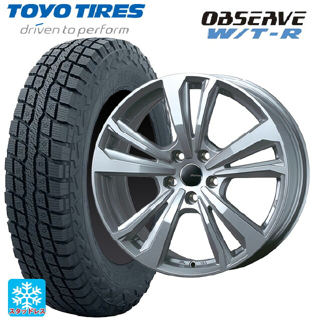 シトロエン DS3 クロスバック(D34HN05)用 215/65R16 109/107Q トーヨー オブザーブ W/T-R ティーエーエス スマートライン 365 シルバー 新品スタッドレスタイヤホイール 4本セット