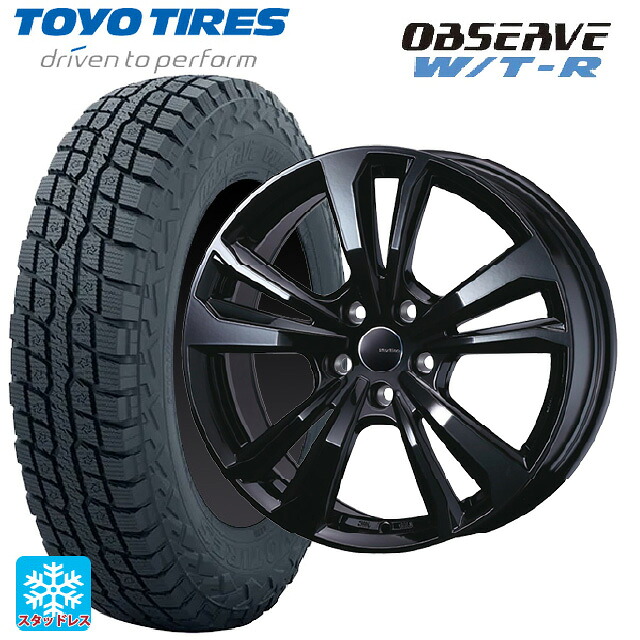 ジープ チェロキー(KL系)用 245/65R17 111Q XL トーヨー オブザーブ W/T-R ティーエーエス スマートライン 365 ブラック 新品スタッドレスタイヤホイール 4本セット