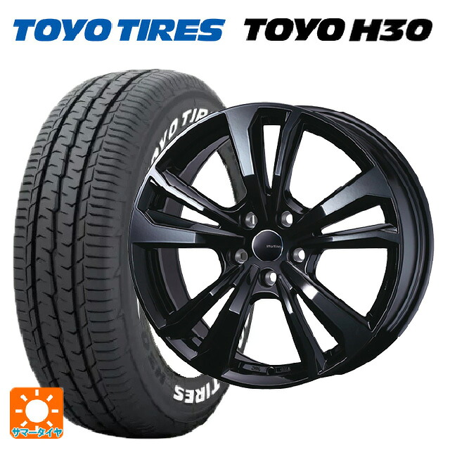 ジープ レネゲード(BU14/BU24)用 215/60R17 109/107R トーヨー H30 ホワイトレター ティーエーエス スマートライン 365 ブラック 新品サマータイヤホイール 4本セット｜タイヤホイール専門店コニシタイヤ