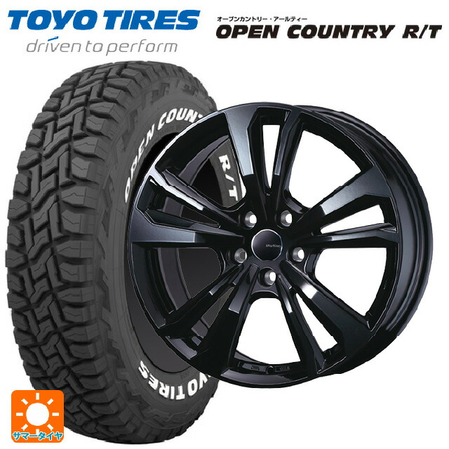 BMW X3(G45)用 225/60R18 100Q トーヨー オープンカントリー RT ホワイトレター ティーエーエス スマートライン 365 ブラック 新品サマータイヤホイール 4本セット