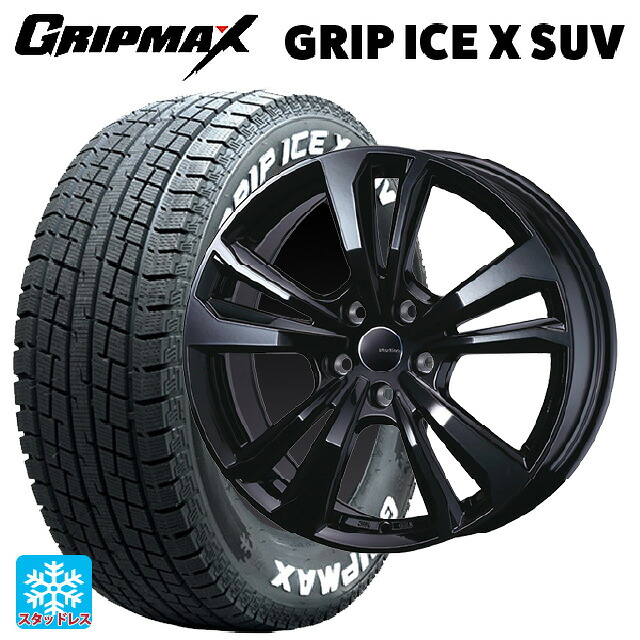 ジープ レネゲード(BU14/BU24)用 215/65R16 98T グリップマックス グリップアイスX SUV ホワイトレター ティーエーエス スマートライン 365 ブラック 新品スタッドレスタイヤホイール 4本セット