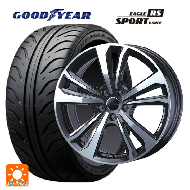 ミニ ミニクラブマン(F54)用 205/55R16 89V グッドイヤー イーグル RS スポーツ S-スペック ティーエーエス スマートライン 365 ガンメタリックポリッシュ 新品サマータイヤホイール 4本セット|タイヤホイール専門店コニシタイヤ
