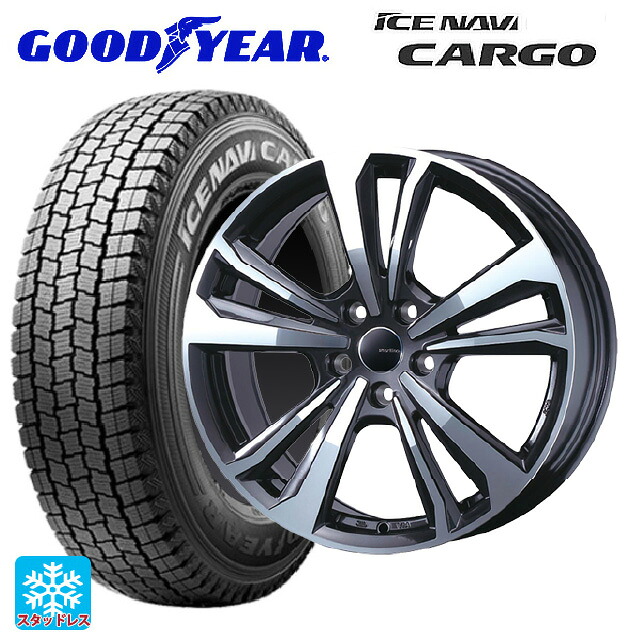 ボルボ XC40(XB系)用 235/60R17 109/107N グッドイヤー アイスナビ カーゴ ティーエーエス スマートライン 365 ガンメタリックポリッシュ 新品スタッドレスタイヤホイール 4本セット｜タイヤホイール専門店コニシタイヤ