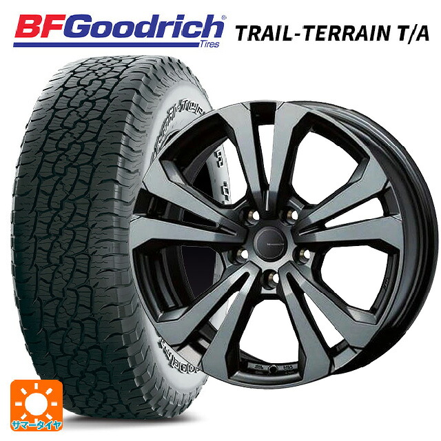 ジープ チェロキー(KL系)用 245/65R17 111T XL BFグッドリッチ トレイルテレーン T/A ホワイトレター 正規品 # ティーエーエス アドバンスライン SV1 ガンメタリック 新品サマータイヤホイール 4本セット|タイヤホイール専門店コニシタイヤ