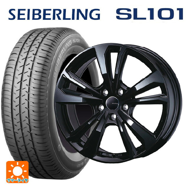 ジープ レネゲード(BU14/BU24)用 215/65R16 98S セイバーリング セイバーリング SL101(ブリヂストン工場生産） ティーエーエス スマートライン 365 ブラック 新品サマータイヤホイール 4本セット｜タイヤホイール専門店コニシタイヤ