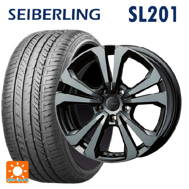 ジープ レネゲード 4xe(BV系)用 215/60R17 96H セイバーリング セイバーリング SL201(ブリヂストン工場生産） ティーエーエス アドバンスライン SV1 ガンメタリック 新品サマータイヤホイール 4本セット