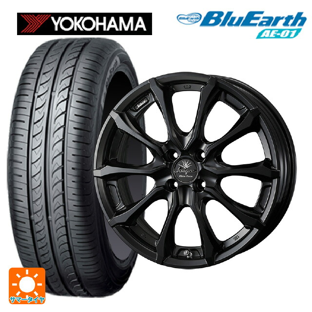 スズキ クロスビー(MND1S系)用 175/60R16 82H ヨコハマ ブルーアース AE01 ウェッズ クレンツェ ヴェルサム 030 エボ マットブラック 新品サマータイヤホイール 4本セット|タイヤホイール専門店コニシタイヤ