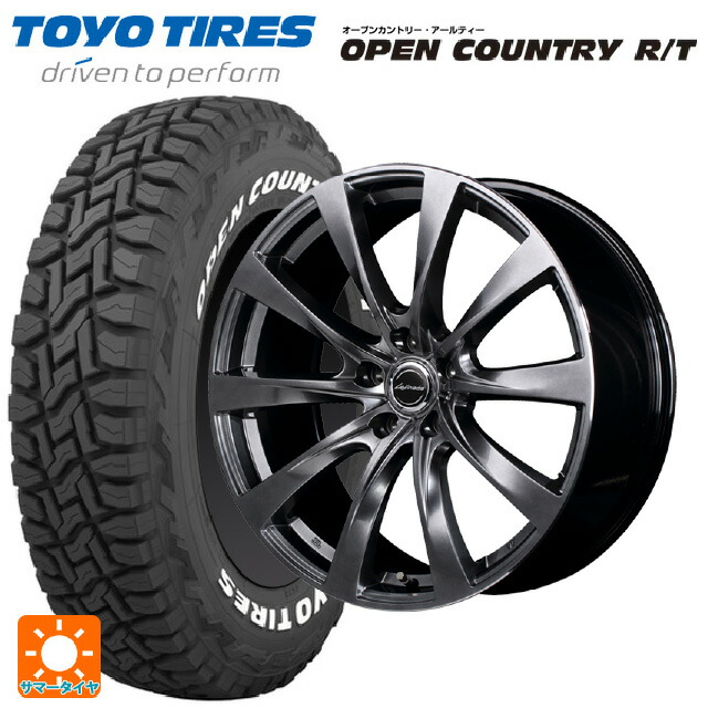 トヨタ クラウンクロスオーバー(35系)用 225/60R18 100Q トーヨー オープンカントリー RT ホワイトレター エムアイディー レフィナーダ モーション2 ハイパーダークシルバー／リムエッジポリッシュ 新品サマータイヤホイール 4本セット