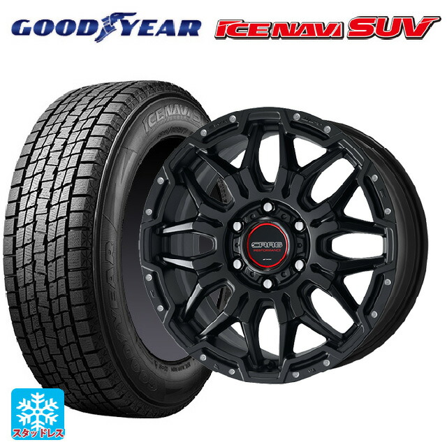 レクサス GX(250系)用 265/65R18 114Q グッドイヤー アイスナビ SUV ワーク クラッグ LCG MBLPM 新品スタッドレスタイヤホイール 4本セット