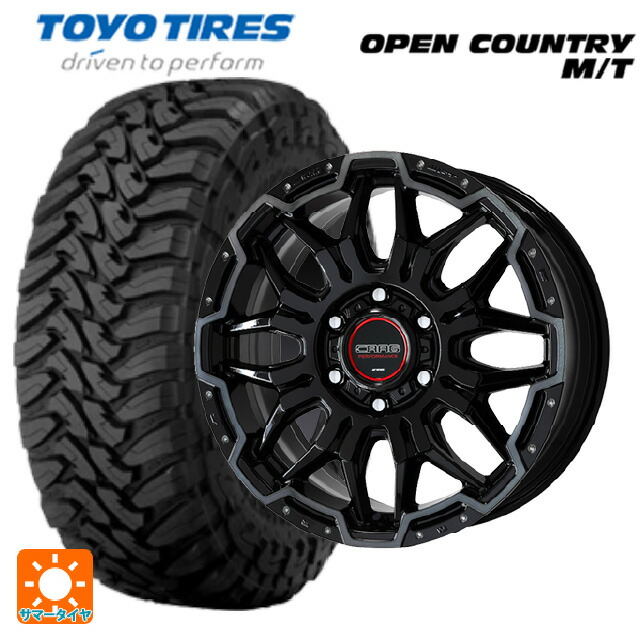 トヨタ ランドクルーザー250(250系)用 275/70R18 125/122P トーヨー オープンカントリー MT ブラックレター # ワーク クラッグ LCG BPKPM 新品サマータイヤホイール 4本セット