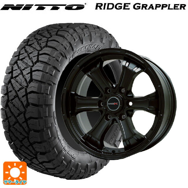 トヨタ ハイラックス(120系)用 285/70R17 121/118Q ニットー リッジグラップラー ビックウェイ ビーマッド ケー MB 新品サマータイヤホイール 4本セット