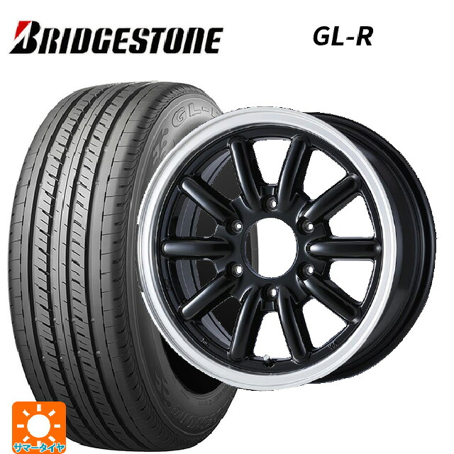 215/65R16 109/107R ブリヂストン GL-R 正規品 シーアールエス エセックス ENCB 1P BK 16-6.5J 国産車用 サマータイヤホイール4本セット｜タイヤホイール専門店コニシタイヤ