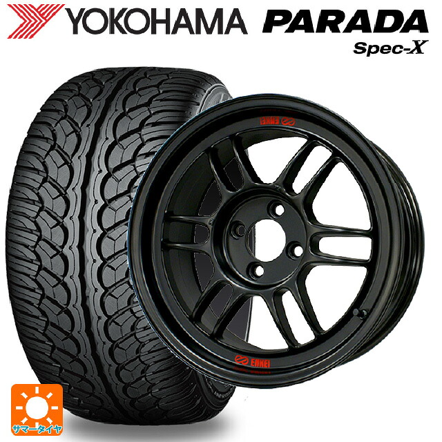 235/60R18 103V ヨコハマ パラダ PA02 エンケイ レーシング RPF1 マットブラック 18-8.5J 国産車用 サマータイヤホイール4本セット