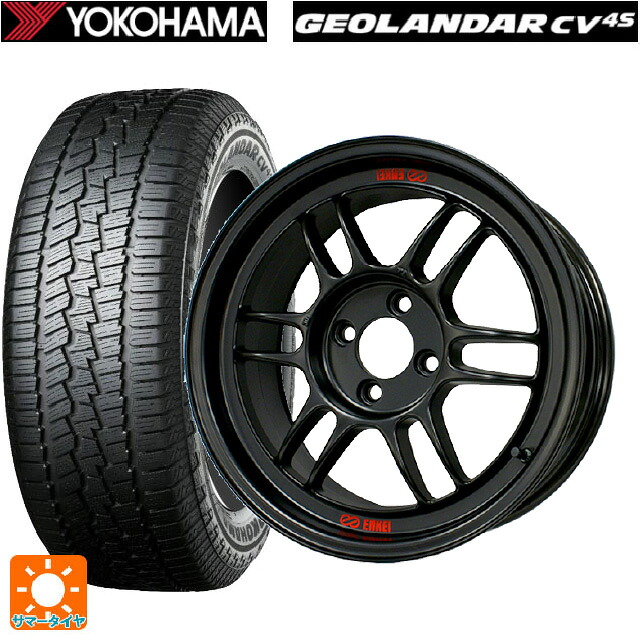 マツダ CX-5(KM系)用 225/60R18 100H ヨコハマ ジオランダー CV G058 正規品 エンケイ レーシング RPF1 マットブラック 新品サマータイヤホイール 4本セット｜タイヤホイール専門店コニシタイヤ