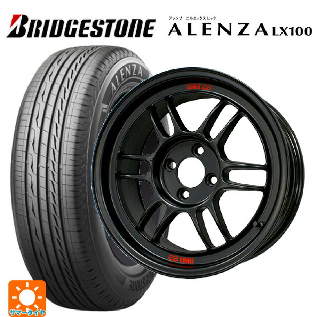 ホンダ ヴェゼル(RV系)用 225/50R18 95V ブリヂストン アレンザLX100 正規品 エンケイ レーシング RPF1 マットブラック 新品サマータイヤホイール 4本セット