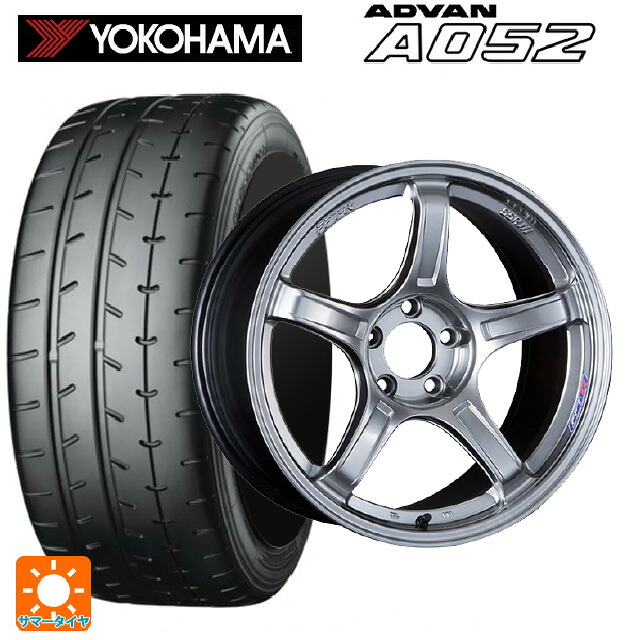225/40R18 92Y XL ヨコハマ アドバン A052 正規品 タナベ SSR GT X03 クロムシルバー 18-7.5J 国産車用 サマータイヤホイール4本セット｜タイヤホイール専門店コニシタイヤ
