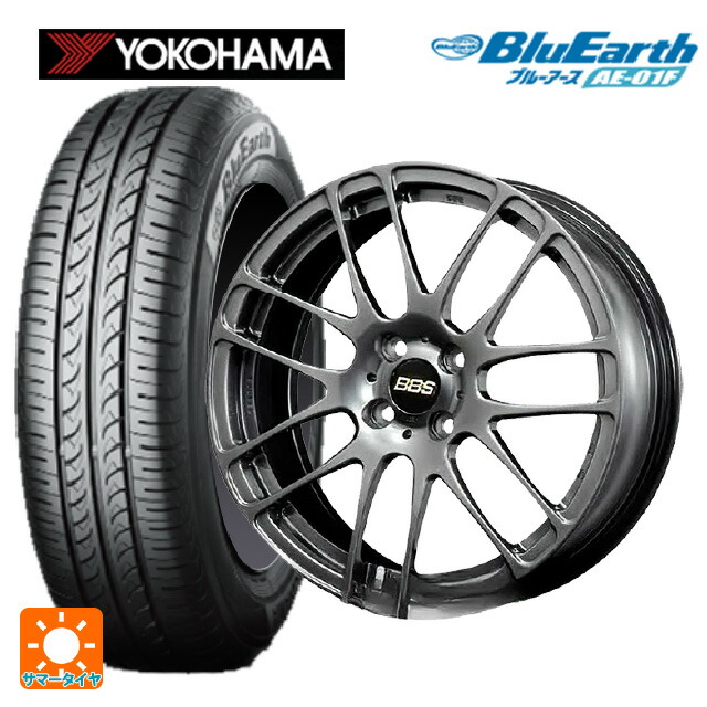 トヨタ ヤリス(10系)用 185/55R16 83V ヨコハマ ブルーアース AE01F BBS RE-L2 DB 新品サマータイヤホイール 4本セット