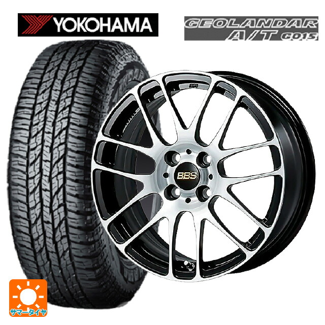 ミツビシ デリカミニ(4WD車)(B3系)用 165/60R15 77H ヨコハマ ジオランダー A/T G015 ブラックレター 正規品 BBS RE-L2 BKD 新品サマータイヤホイール 4本セット