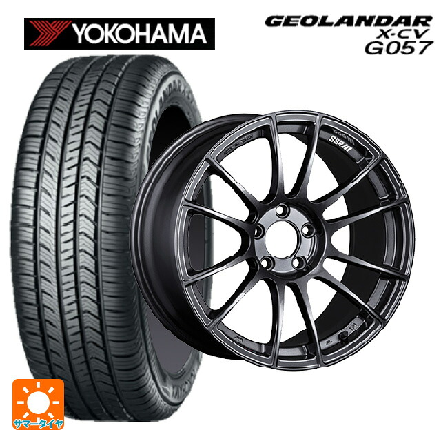 225/45R19 96W XL ヨコハマ ジオランダー X-CV G057 正規品 タナベ SSR GT X04 ダークガンメタ 19-8.5J 国産車用 サマータイヤホイール4本セット
