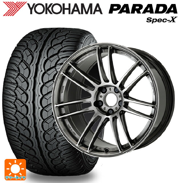 235/60R18 103V ヨコハマ パラダ PA02 ワーク エモーション ZR7 GGM 18-8.5J 国産車用 サマータイヤホイール4本セット