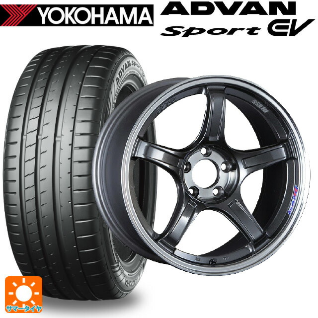 235/45R18 98Y XL ヨコハマ アドバンスポーツ EV V108 正規品 タナベ SSR GT X03 マシンドグラファイトガンメタ+スモーククリア 18-8J 国産車用 サマータイヤホイール4本セット 169,375円