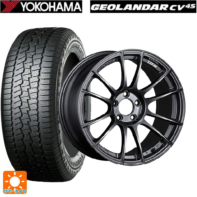 235/60R18 107V XL ヨコハマ ジオランダー CV G058 正規品 タナベ SSR GT X04 ダークガンメタ 18-8.5J 国産車用 サマータイヤホイール4本セット｜タイヤホイール専門店コニシタイヤ