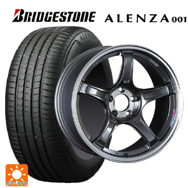 225/60R17 99V ブリヂストン アレンザ001 正規品 # タナベ SSR GT X03 マシンドグラファイトガンメタ+スモーククリア 17-7J 国産車用 サマータイヤホイール4本セット｜タイヤホイール専門店コニシタイヤ