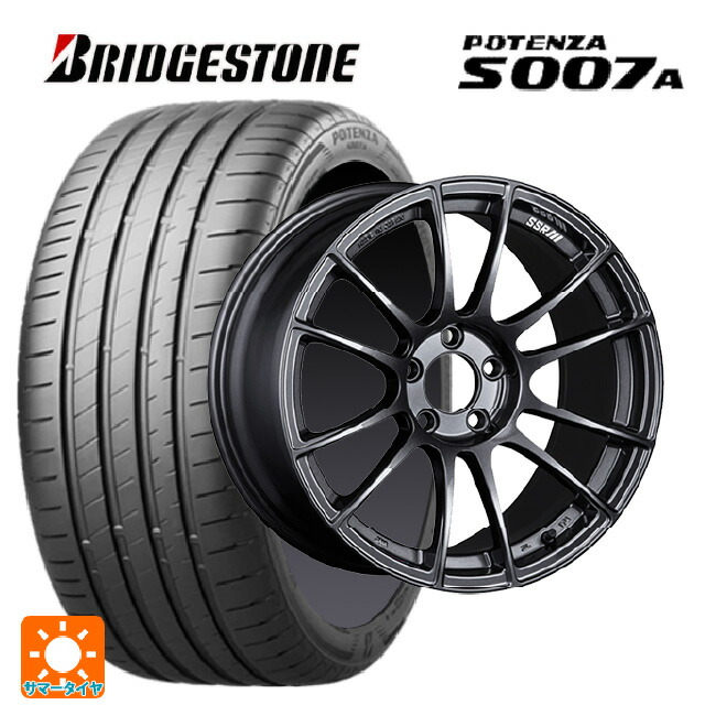 スバル レヴォーグ(VN系)用 215/50R17 91W ブリヂストン ポテンザ S007A 正規品 タナベ SSR GT X04 ダークガンメタ 新品サマータイヤホイール 4本セット｜タイヤホイール専門店コニシタイヤ