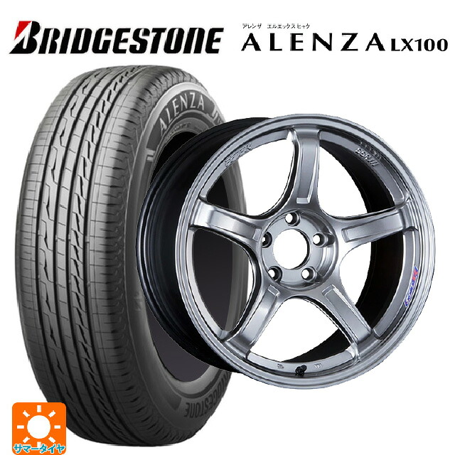 215/50R18 92V ブリヂストン アレンザLX100 正規品 タナベ SSR GT X03 クロームシルバー 18-7.5J 国産車用 サマータイヤホイール4本セット