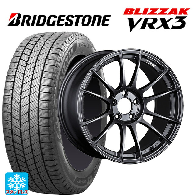 2023年製 245/45R19 102Q XL ブリヂストン ブリザック VRX3 正規品 # タナベ SSR GT X04 ダークガンメタ 19-8.5J 国産車用 スタッドレスタイヤホイール4本セット