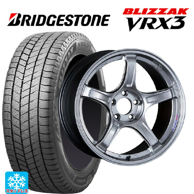 スバル レヴォーグ(VN系)用 245/40R18 93Q ブリヂストン ブリザック VRX3 正規品 # タナベ SSR GT X03 クロームシルバー 新品スタッドレスタイヤホイール 4本セット|タイヤホイール専門店コニシタイヤ