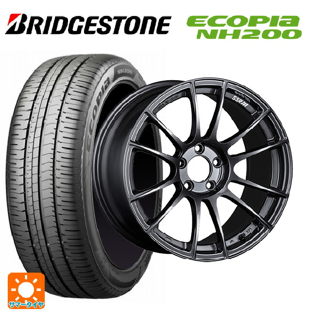 215/45R18 93W XL ブリヂストン エコピア NH200 正規品 タナベ SSR GT X04 ダークガンメタ 18-7.5J 国産車用 サマータイヤホイール4本セット｜タイヤホイール専門店コニシタイヤ