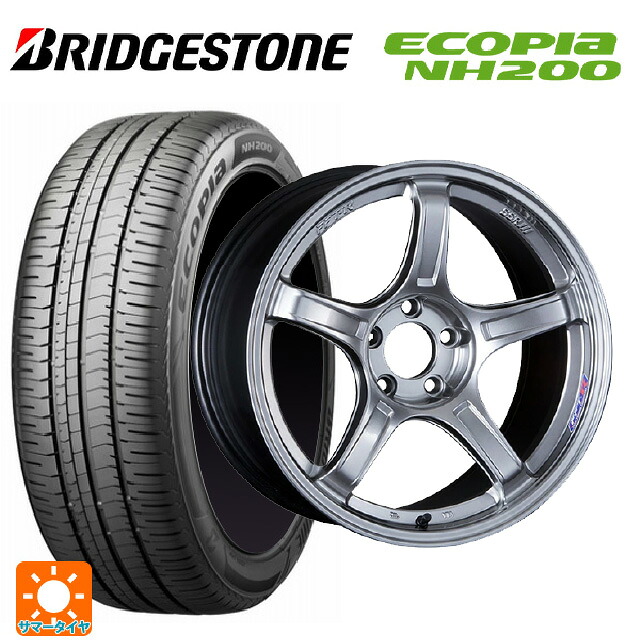 195/60R17 90H ブリヂストン エコピア NH200 正規品 タナベ SSR GT X03 クロムシルバー 17-7J 国産車用 サマータイヤホイール4本セット｜タイヤホイール専門店コニシタイヤ 118,265円