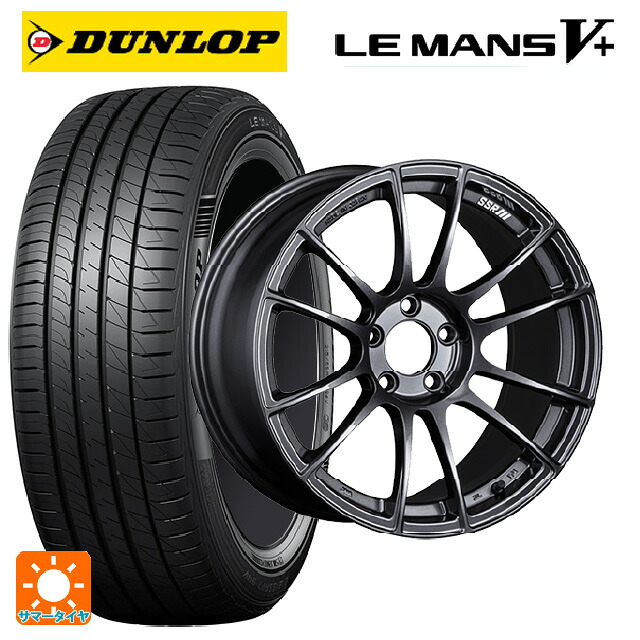 245/45R19 98W ダンロップ ルマン5プラス(ルマン5+) タナベ SSR GT X04 ダークガンメタ 19-8.5J 国産車用 サマータイヤホイール4本セット