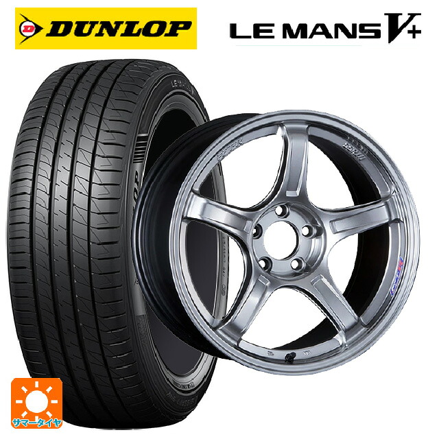 245/40R18 93W ダンロップ ルマン5プラス(ルマン5+) # タナベ SSR GT X03 クロムシルバー 18-8J 国産車用 サマータイヤホイール4本セット｜タイヤホイール専門店コニシタイヤ