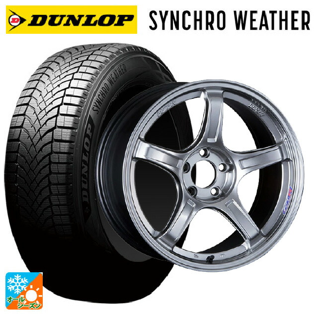 トヨタ アルファード(30系)用 235/50R18 101V XL ダンロップ シンクロウェザー # タナベ SSR GT X03 クロームシルバー 新品オールシーズンタイヤホイール 4本セット