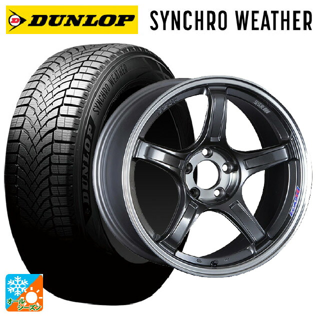 トヨタ アルファード(30系)用 235/50R18 101V XL ダンロップ シンクロウェザー # タナベ SSR GT X03 マシンドグラファイトガンメタ+スモーククリア 新品オールシーズンタイヤホイール 4本セット 159,480円