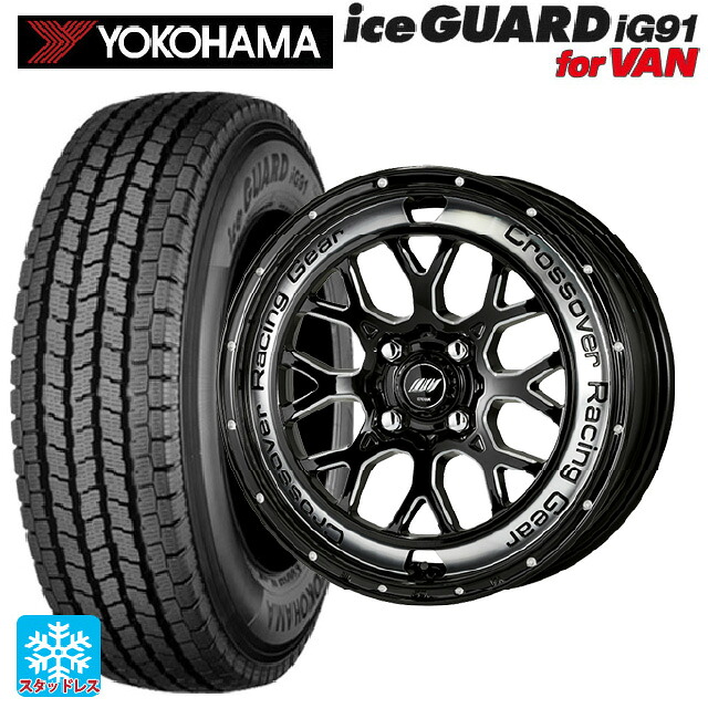 トヨタ プロボックス(160系)用 175/80R14 99/98N ヨコハマ アイスガード IG91 for VAN ワーク クラッグ CKV BCC 新品スタッドレスタイヤホイール 4本セット