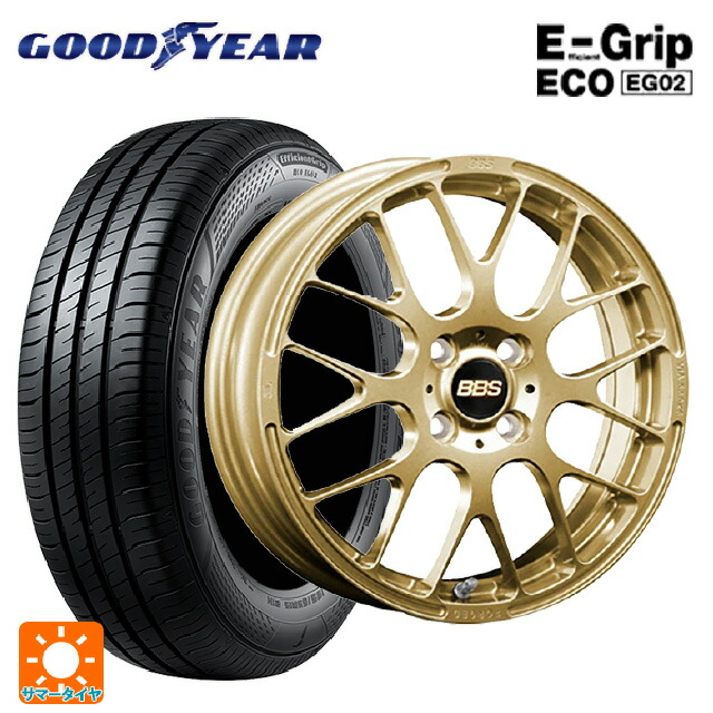 ミツビシ デリカミニ(FF車)(B3系)用 165/55R15 75V グッドイヤー エフィシェントグリップ エコ EG02 BBS RP GL 新品サマータイヤホイール 4本セット|タイヤホイール専門店コニシタイヤ