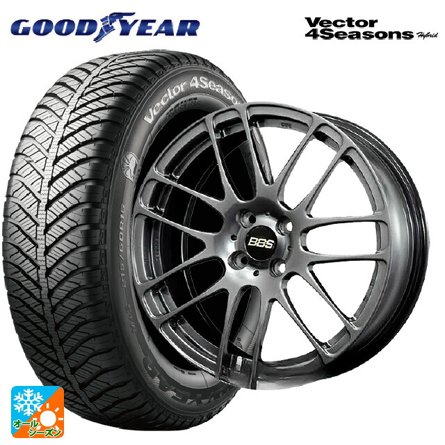 ミツビシ デリカミニ(FF車)(B3系)用 165/55R15 75H グッドイヤー ベクターフォーシーズンズ ハイブリッド BBS RE-L2 DB 新品オールシーズンタイヤホイール 4本セット