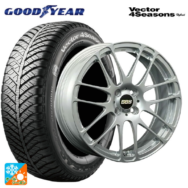 ミツビシ デリカミニ(FF車)(B3系)用 165/55R15 75H グッドイヤー ベクターフォーシーズンズ ハイブリッド BBS RE-L2 DS 新品オールシーズンタイヤホイール 4本セット