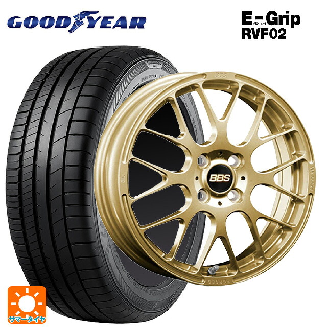 ニッサン ノートオーラ(E13)用 195/65R15 91H グッドイヤー エフィシェントグリップ RVF02 BBS RP GL 新品サマータイヤホイール 4本セット|タイヤホイール専門店コニシタイヤ