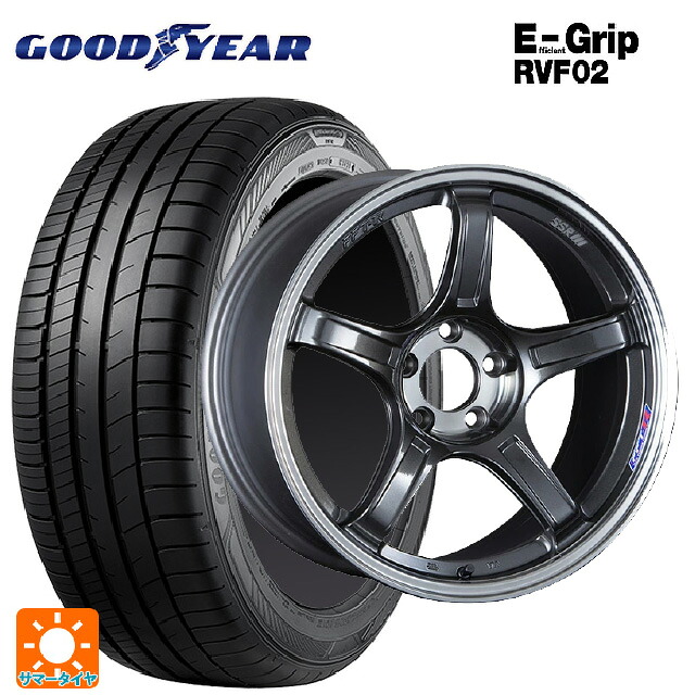 225/40R19 93W XL グッドイヤー エフィシェントグリップ RVF02 タナベ SSR GT X03 マシンドグラファイトガンメタ+スモーククリア 19-8.5J 国産車用 サマータイヤホイール4本セット
