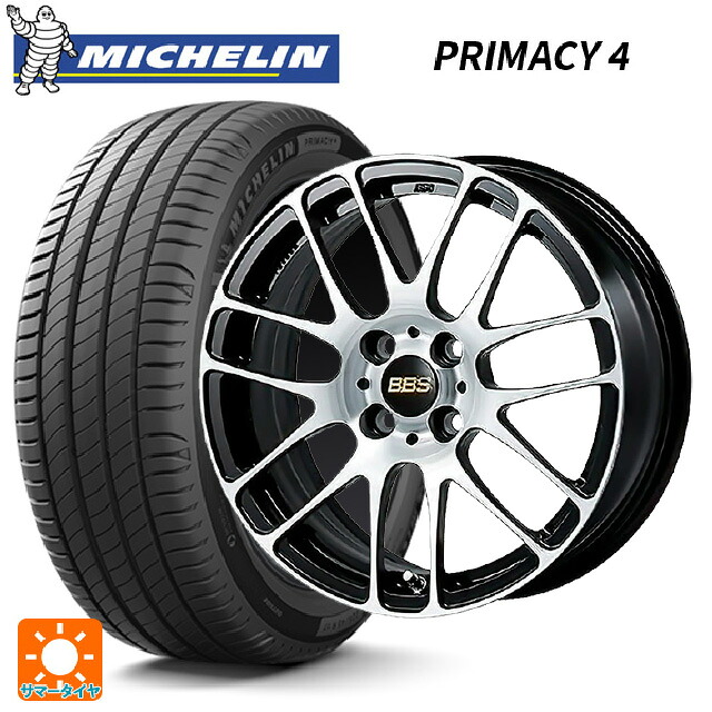 トヨタ カローラ スポーツ(210系)用 215/45R17 87W ミシュラン 正規品 プライマシー4 BBS RE-L2 BKD 新品サマータイヤホイール 4本セット