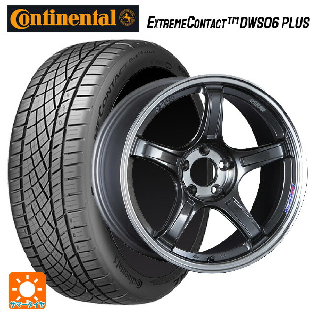 235/55R19 105W XL コンチネンタル エクストリームコンタクト DWS06プラス 正規品 タナベ SSR GT X03 マシンドグラファイトガンメタ＋スモーククリア 19-8.5J 国産車用 サマータイヤホイール4本セット 147,910円