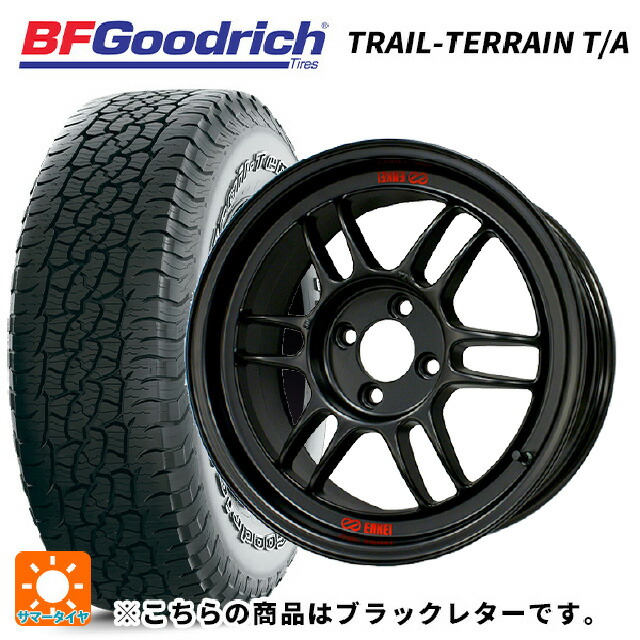トヨタ ハリアー(80系)用 225/60R18 100H BFグッドリッチ トレイルテレーン T/A ブラックレター 正規品 エンケイ レーシング RPF1 マットブラック 新品サマータイヤホイール 4本セット