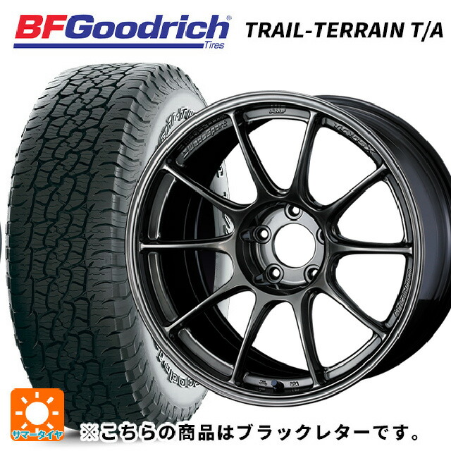 トヨタ ハリアー(80系)用 225/60R18 100H BFグッドリッチ トレイルテレーン T/A ブラックレター 正規品 ウェッズ ウェッズスポーツ TC105X EJ-TITAN 新品サマータイヤホイール 4本セット