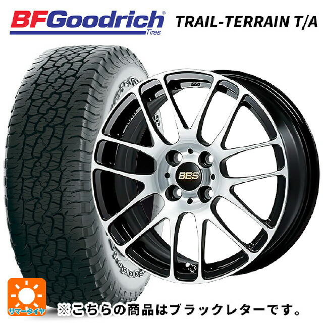 スバル クロストレック(5AA-GUE)用 225/60R17 99H BFグッドリッチ トレイルテレーン T/A ブラックレター 正規品 BBS RE-L2 BKD 新品サマータイヤホイール 4本セット