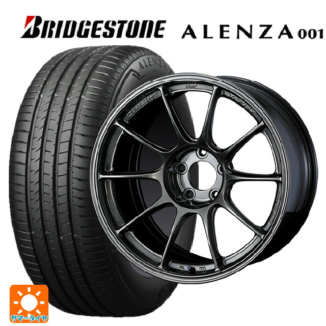 ニッサン エクストレイル(33系)用 235/60R18 103W ブリヂストン アレンザ001 正規品 ウェッズ ウェッズスポーツ TC105X EJ-TITAN 新品サマータイヤホイール 4本セット