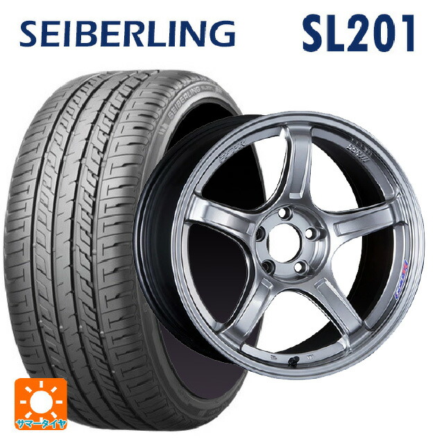 トヨタ GRカローラ(4BA-GZEA14H)用 265/35R18 97W XL セイバーリング セイバーリング SL201(ブリヂストン工場生産） タナベ SSR GT X03 クロムシルバー 新品サマータイヤホイール 4本セット